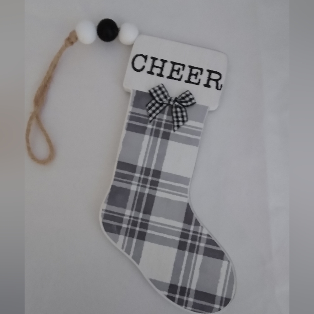 Christmas stocking ornament/hanger Chalk Couture